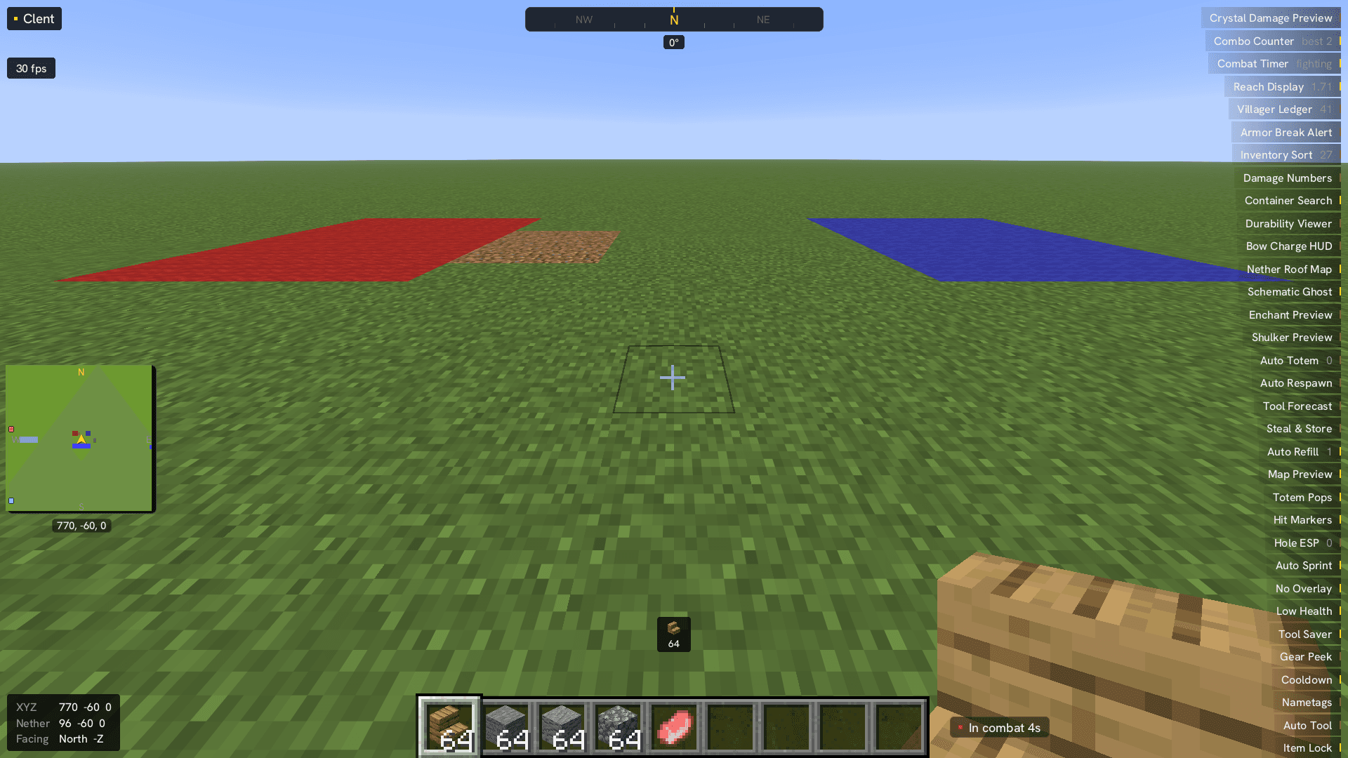 A minimap in the corner of the screen during play.